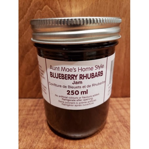 Homemade Blueberry Rhubarb Jam 250 ml Homemade Blueberry Rhubarb Jam 250 ml
