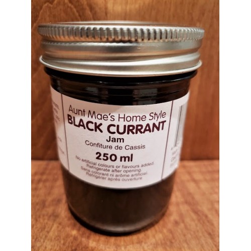 Homemade Black Currant Jam - 250 ml Homemade Black Currant Jam - 250 ml