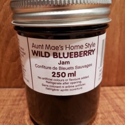 Homemade Wild Blueberry Jam - 250 ml Homemade Wild Blueberry Jam - 250 ml