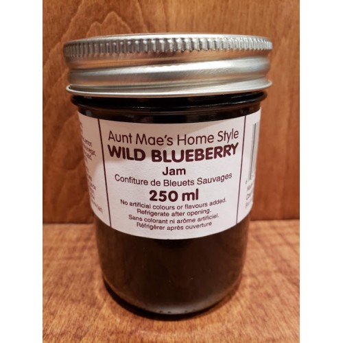Homemade Wild Blueberry Jam - 250 ml Homemade Wild Blueberry Jam - 250 ml