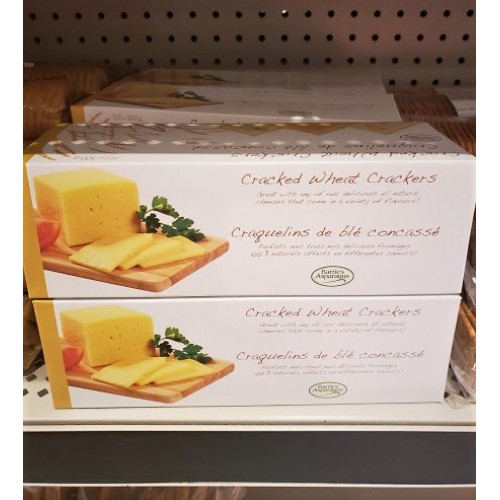 Cracked Wheat Crackers ( locally made by Barrie's Asparagus)  Cracked Wheat Crackers ( locally made by Barrie's Asparagus)