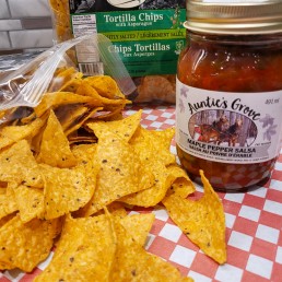 Barrie's Lightly Salted Asparagus Tortilla Chips 220 g. Barrie's Lightly Salted Asparagus Tortilla Chips 220 g.