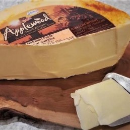 Fresh Cut Apple Wood Smoked Cheddar - per lb Fresh Cut Apple Wood Smoked Cheddar - per lb