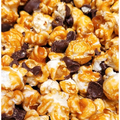 Chocolate Covered Buttered Caramel Corn - per lb Chocolate Covered Buttered Caramel Corn - per lb