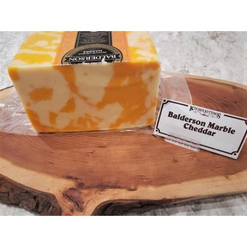 Fresh Cut Balderson Marble Cheese - per lb Fresh Cut Balderson Marble Cheese - per lb